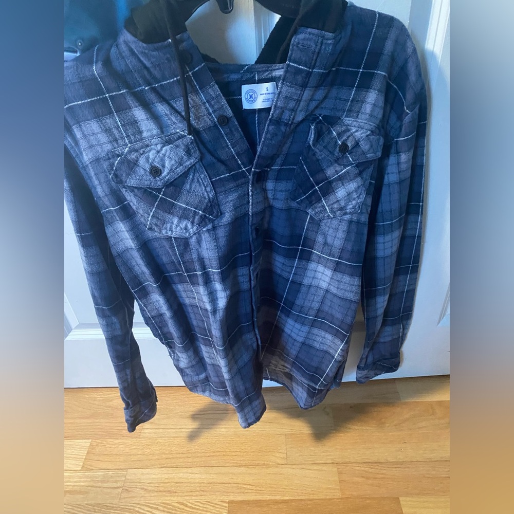 Hurley Flannel Hoodie